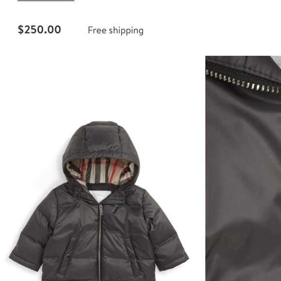 Burberry toddler Puffer winter coat - Picture 7 of 7